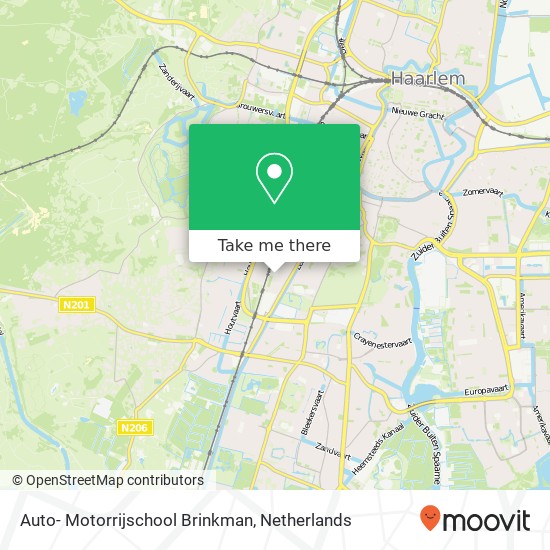 Auto- Motorrijschool Brinkman map