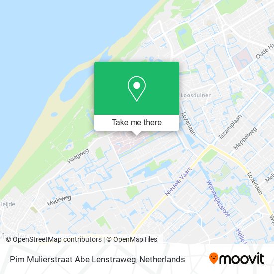 Pim Mulierstraat Abe Lenstraweg map