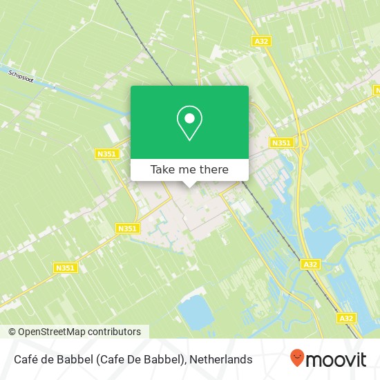 Café de Babbel (Cafe De Babbel) Karte