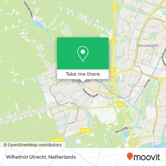 Wilhelmin Utrecht map