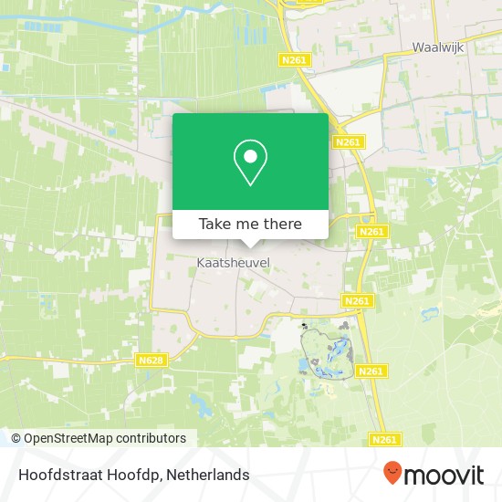 Hoofdstraat Hoofdp map