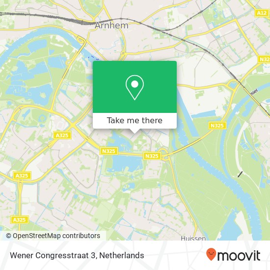 Wener Congresstraat 3 map