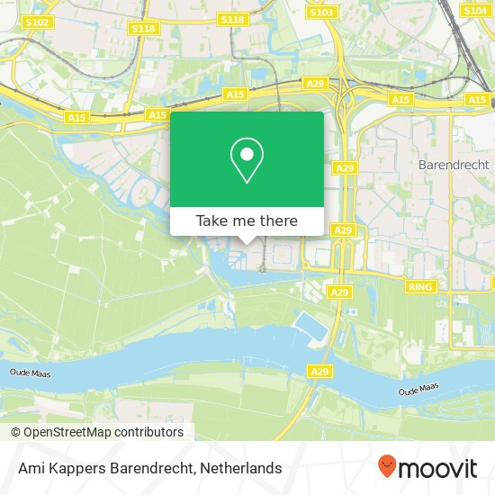 Ami Kappers Barendrecht map