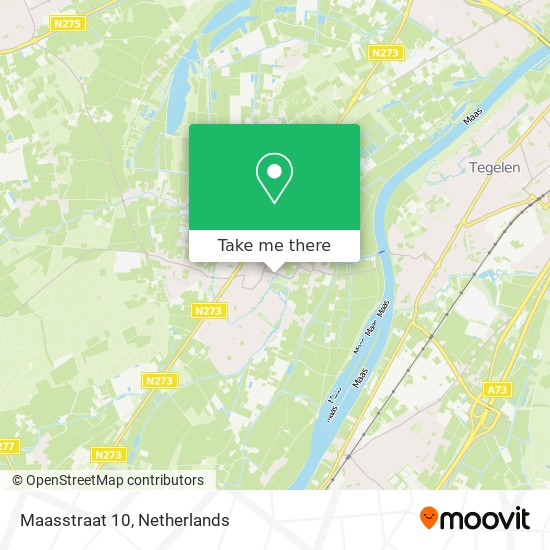 Maasstraat 10 map