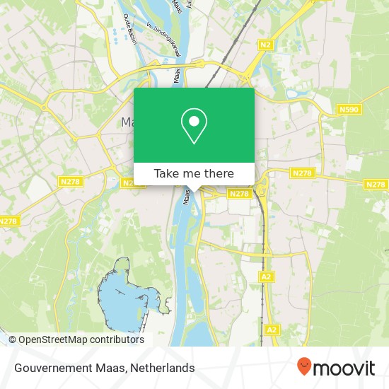 Gouvernement Maas map
