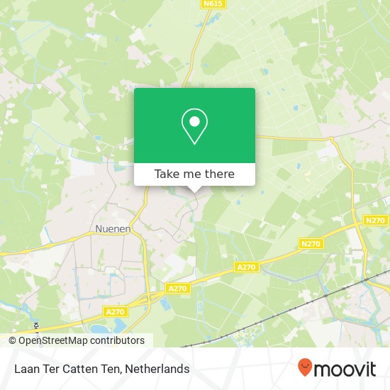 Laan Ter Catten Ten map