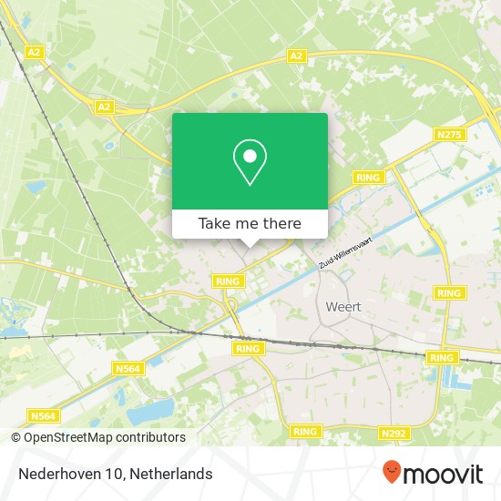 Nederhoven 10 map