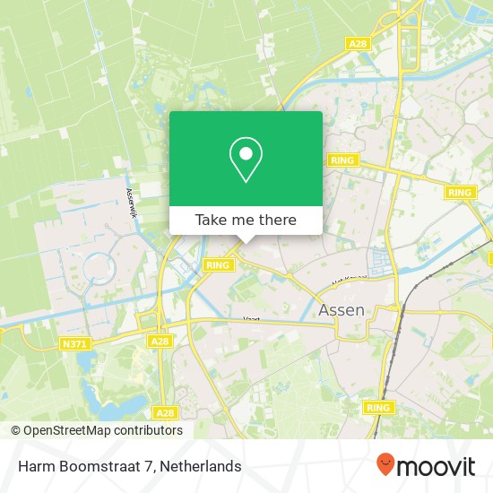 Harm Boomstraat 7 map