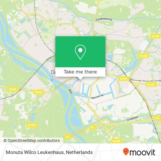 Monuta Wilco Leukenhaus map