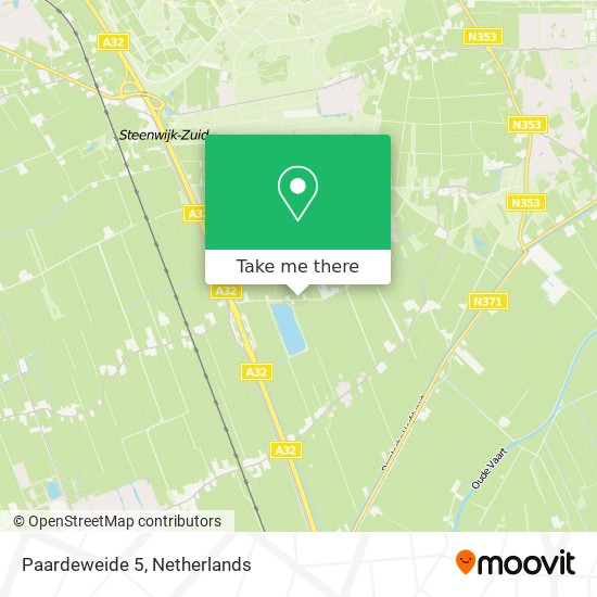 Paardeweide 5 map