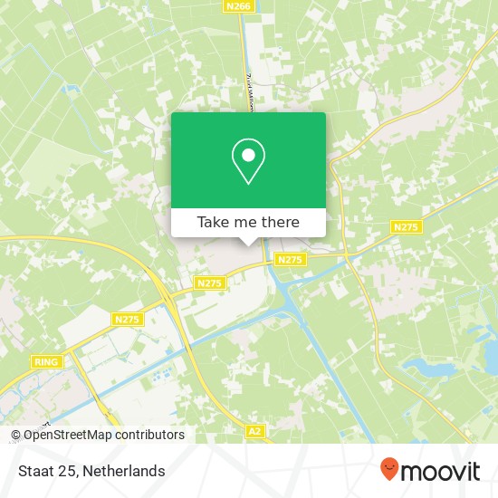 Staat 25 map