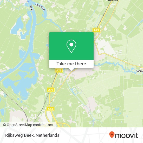 Rijksweg Beek Karte