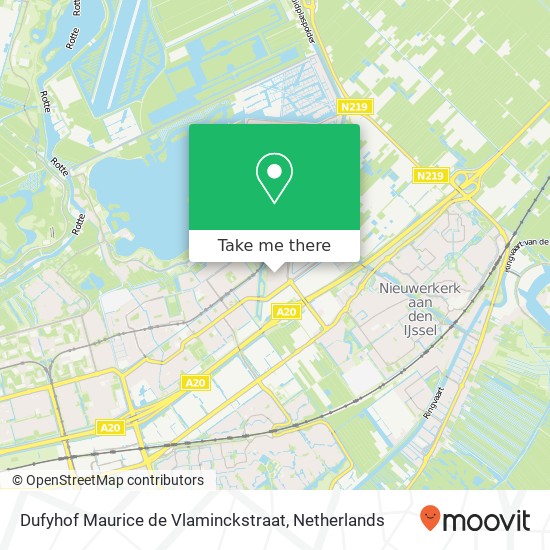 Dufyhof Maurice de Vlaminckstraat map