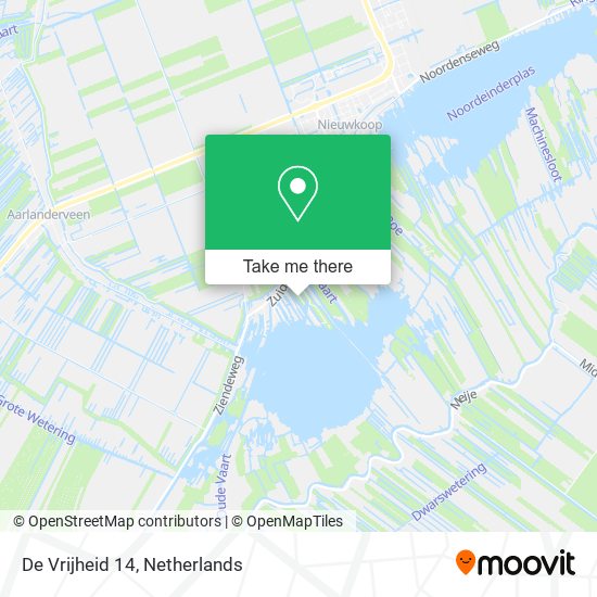 De Vrijheid 14, 2421 JZ Nieuwkoop map