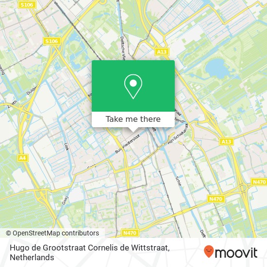 Hugo de Grootstraat Cornelis de Wittstraat map