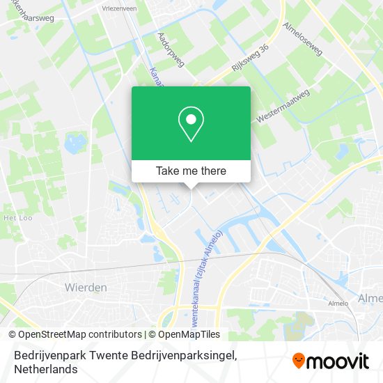 Bedrijvenpark Twente Bedrijvenparksingel map