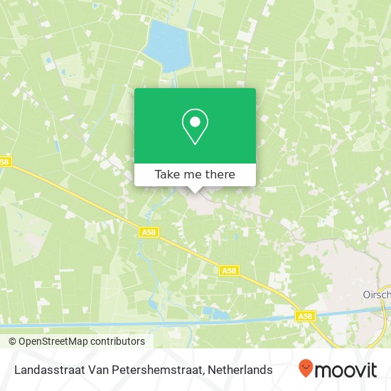 Landasstraat Van Petershemstraat Karte