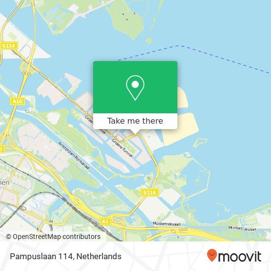 Pampuslaan 114 map