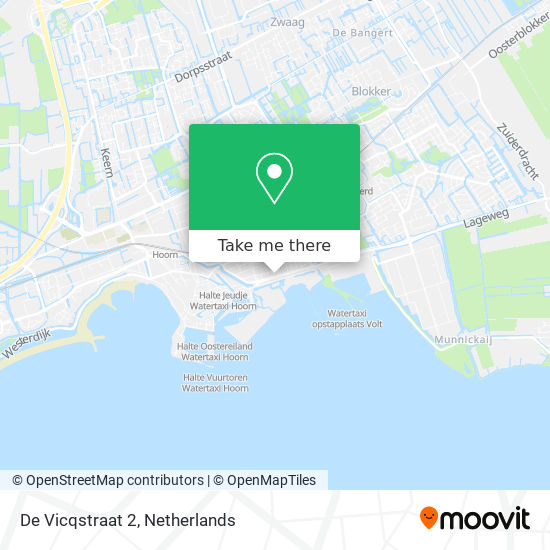 De Vicqstraat 2 Karte