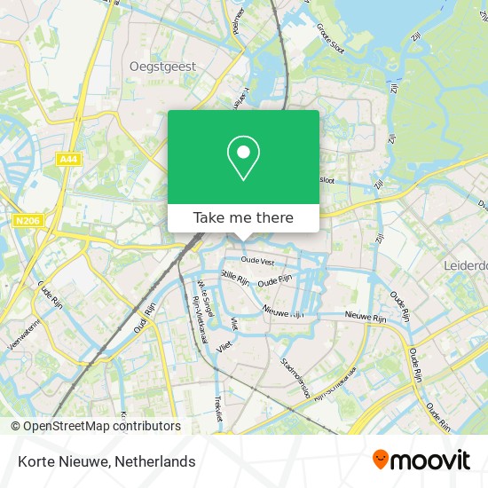 Korte Nieuwe map