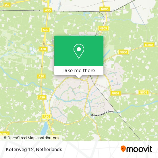 Koterweg 12 map