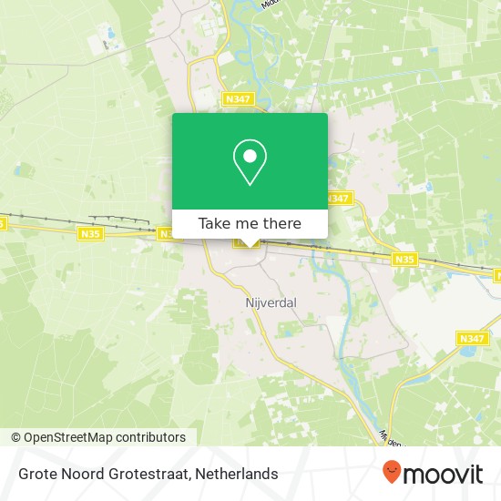 Grote Noord Grotestraat map