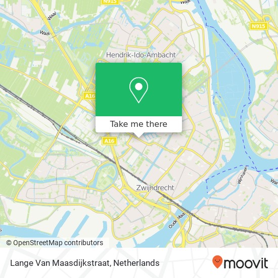 Lange Van Maasdijkstraat map