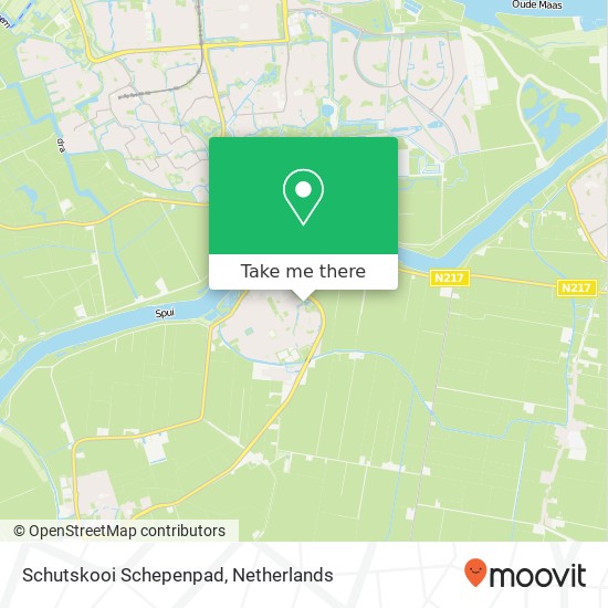 Schutskooi Schepenpad Karte