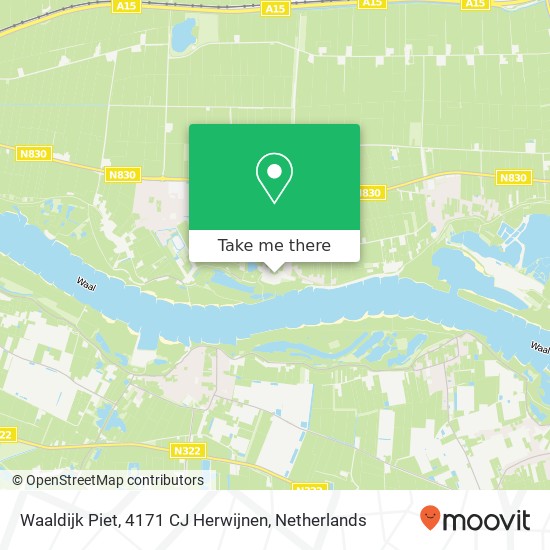 Waaldijk Piet, 4171 CJ Herwijnen map