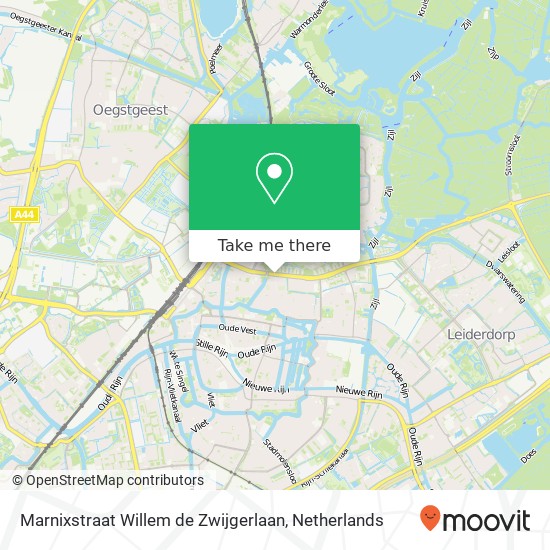 Marnixstraat Willem de Zwijgerlaan map