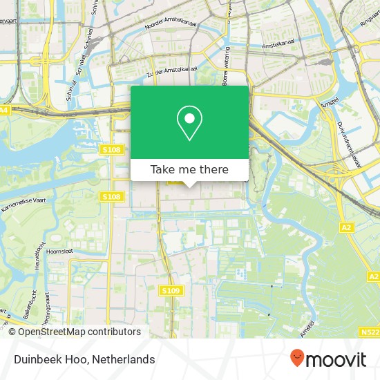 Duinbeek Hoo map