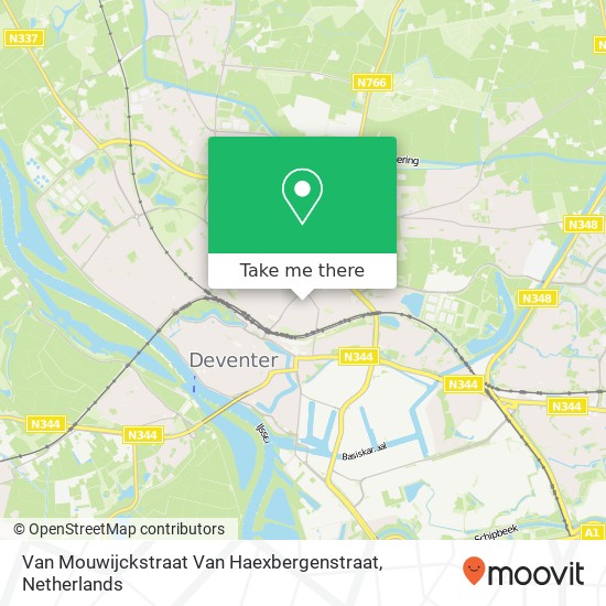 Van Mouwijckstraat Van Haexbergenstraat Karte