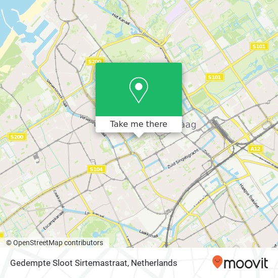 Gedempte Sloot Sirtemastraat map