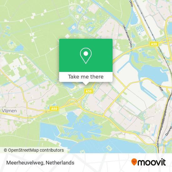 Meerheuvelweg map