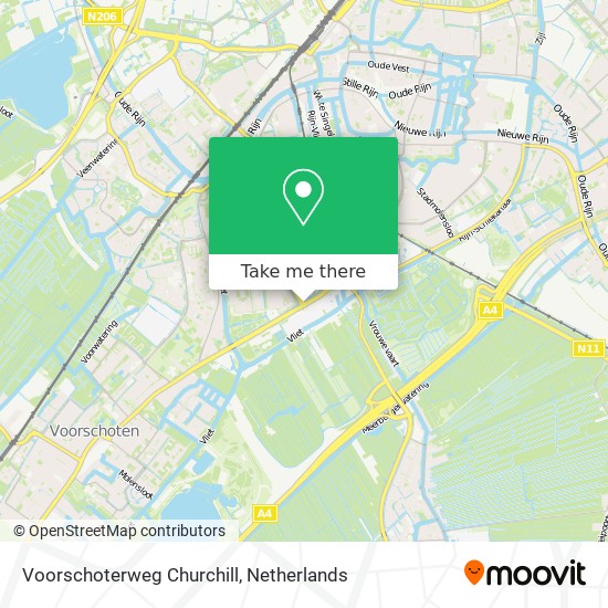 Voorschoterweg Churchill Karte