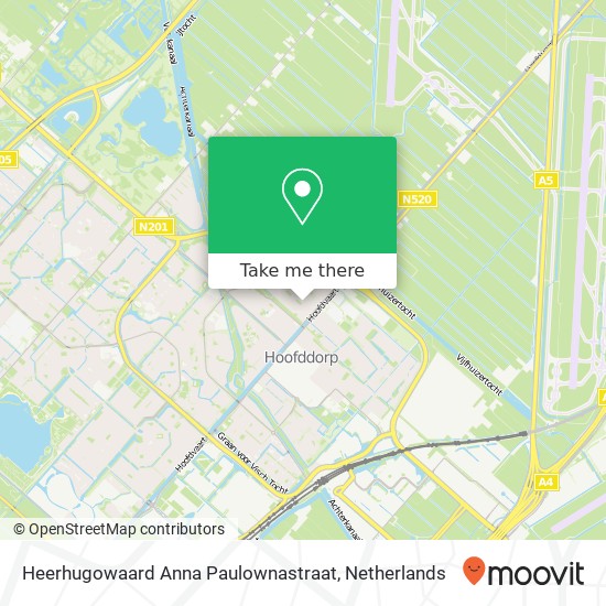 Heerhugowaard Anna Paulownastraat map