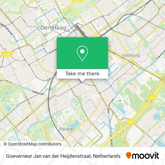 Goeverneur Jan van der Heijdenstraat map