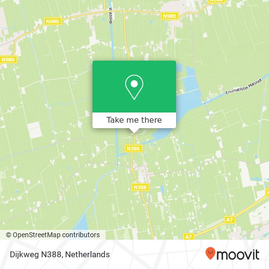 Dijkweg N388 map