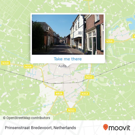 Prinsenstraat Bredevoort Karte