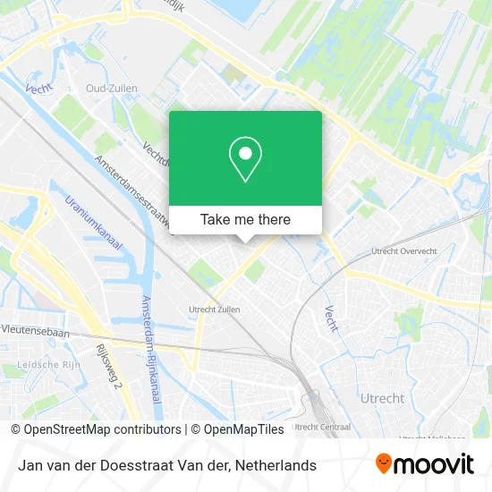 Jan van der Doesstraat Van der map
