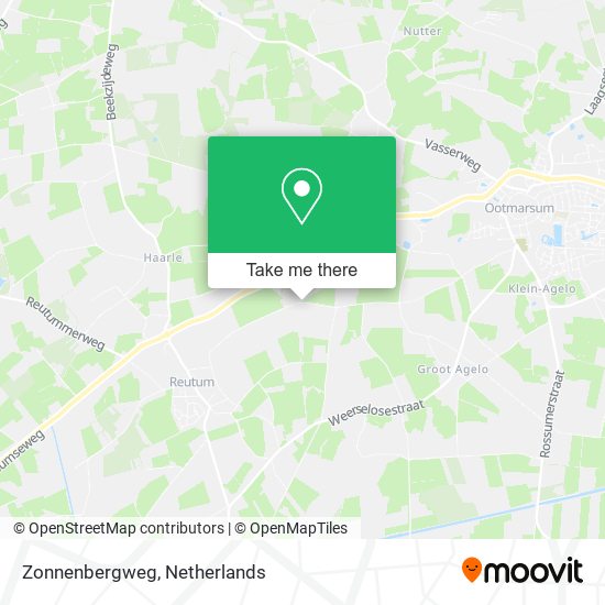 Zonnenbergweg, 7667 Reutum map