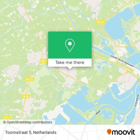 Toomstraat 5 map