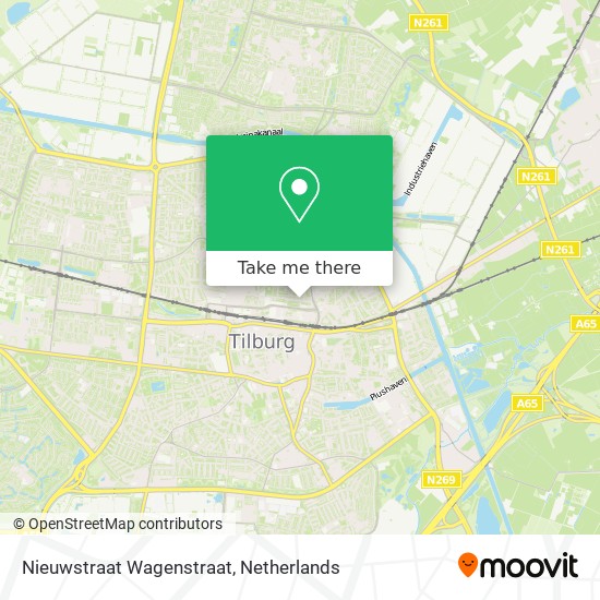 Nieuwstraat Wagenstraat Karte