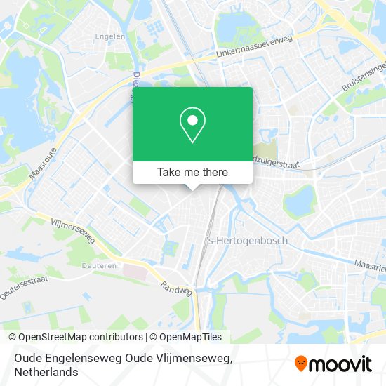 Oude Engelenseweg Oude Vlijmenseweg map