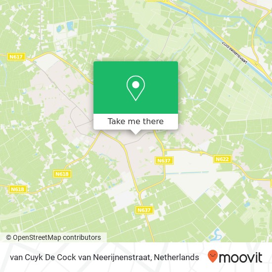 van Cuyk De Cock van Neerijnenstraat Karte