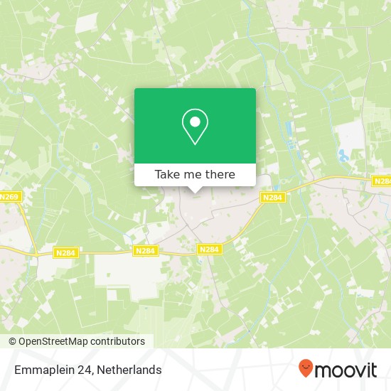 Emmaplein 24 map