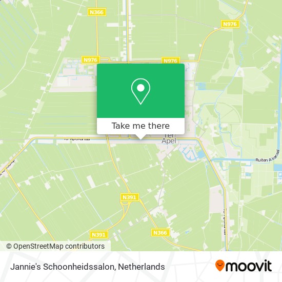 Jannie's Schoonheidssalon map