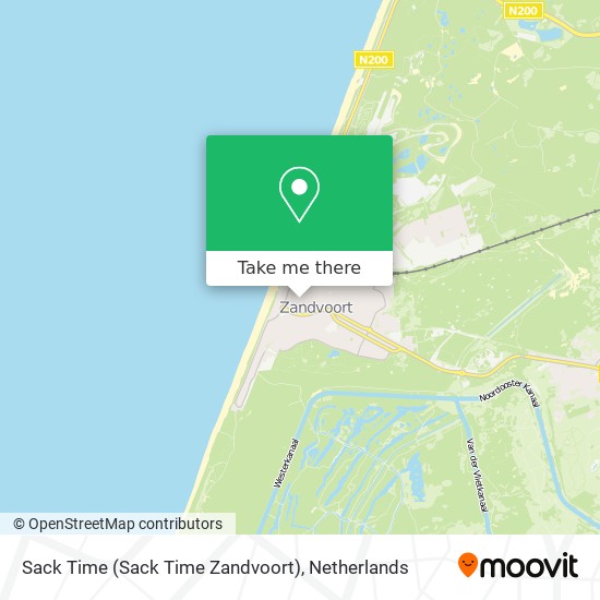 Sack Time (Sack Time Zandvoort) Karte