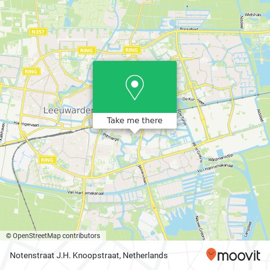 Notenstraat J.H. Knoopstraat map