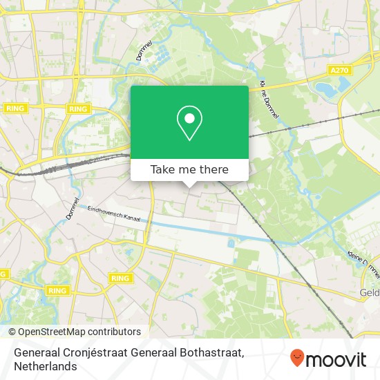 Generaal Cronjéstraat Generaal Bothastraat Karte